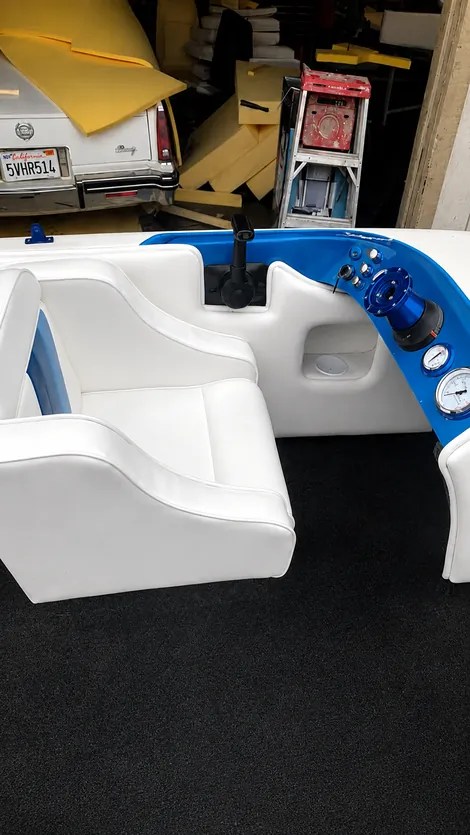 White Helm & Bucket Seats