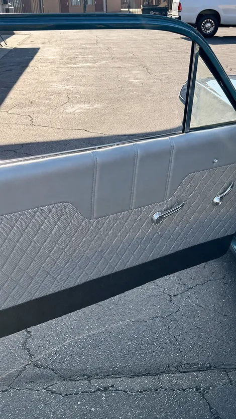 Restored classic vehicle door panel