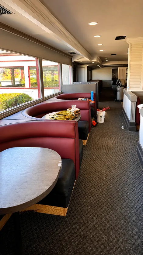 Curved Banquette Row